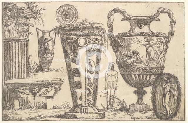 Fragments of Antiquity, 1765. Creator: Jean Jacques Lagrenee.