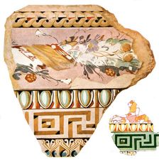 Fragments of decoration from Delos, Greece, (1928). Creator: Unknown