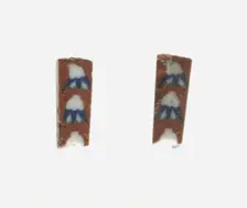 Fragments of Inlays Depicting Lotus Buds (?), 1st century BCE-1st century CE. Creator: Unknown