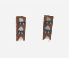 Fragments of Inlays Depicting Lotus Buds (?), 1st century BCE-1st century CE. Creator: Unknown