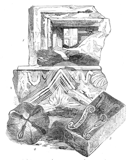 Fragments of St. John's-Gate, Clerkenwell, 1856.  Creator: Unknown.