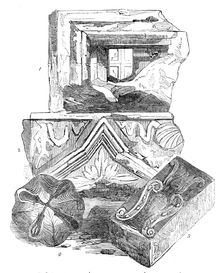 Fragments of St. John's-Gate, Clerkenwell, 1856. Creator: Unknown