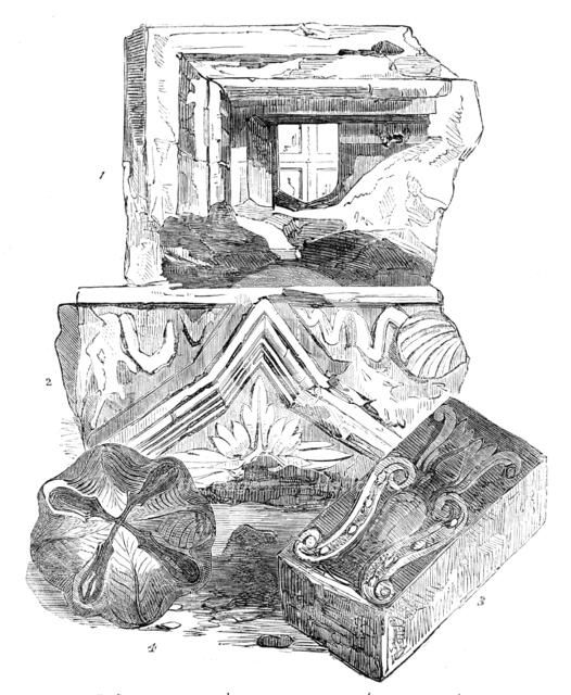 Fragments of St. John's-Gate, Clerkenwell, 1856.  Creator: Unknown.