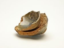 Fragments of Tea Bowls, fused to their saggar, Song dynasty (960-1279), 12th/13th century. Creator: Unknown