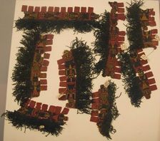 Fragments (Border), Peru, 100 B.C./A.D. 200. Creator: Unknown