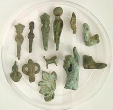 Fragments, Coptic, 4th-7th century. Creator: Unknown