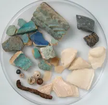 Fragments, Coptic, 4th-7th century. Creator: Unknown