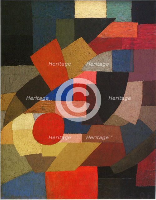 Fragments de figure à l'ensemble des plans, 1927. Creator: Freundlich, Otto (1878-1943).