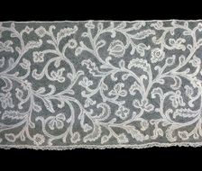 Fragments (Flounce), Italy, 1701/50. Creator: Unknown