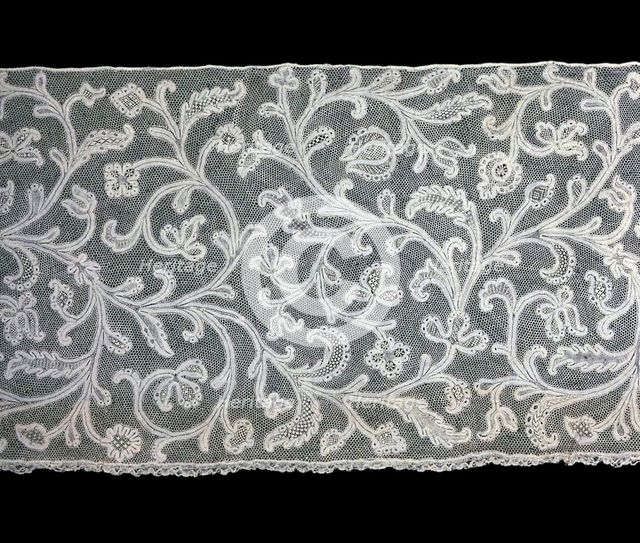 Fragments (Flounce), Italy, 1701/50. Creator: Unknown.
