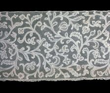 Fragments (Flounce), Italy, 1701/50. Creator: Unknown