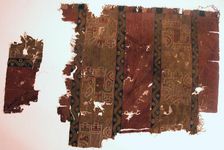 Fragments (From a Tunic), Peru, A.D. 600/800. Creator: Unknown