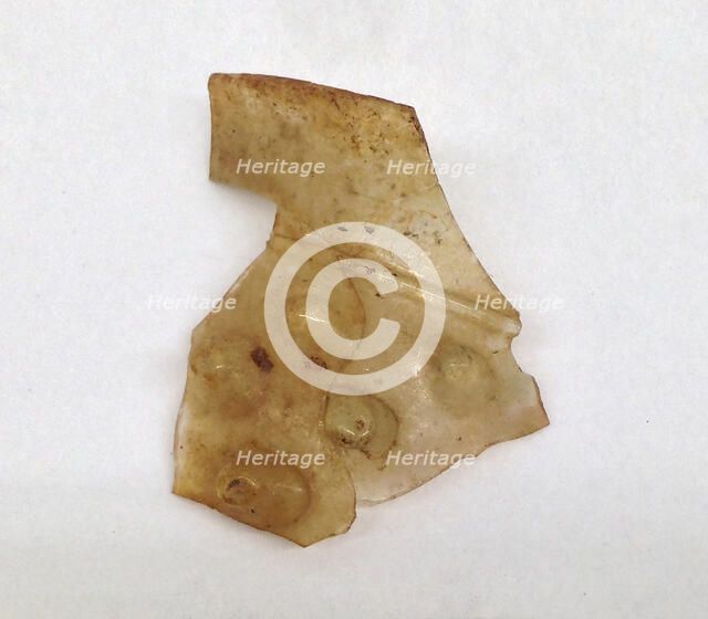 Fragments from a Glass Vessel, Crusader, 13th century. Creator: Unknown.