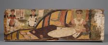 Fragments from a Painted Sarcophagus, 4th century A.D.. Creator: Unknown