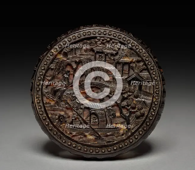 Fragrance Box (lid), 1700s. Creator: Unknown.