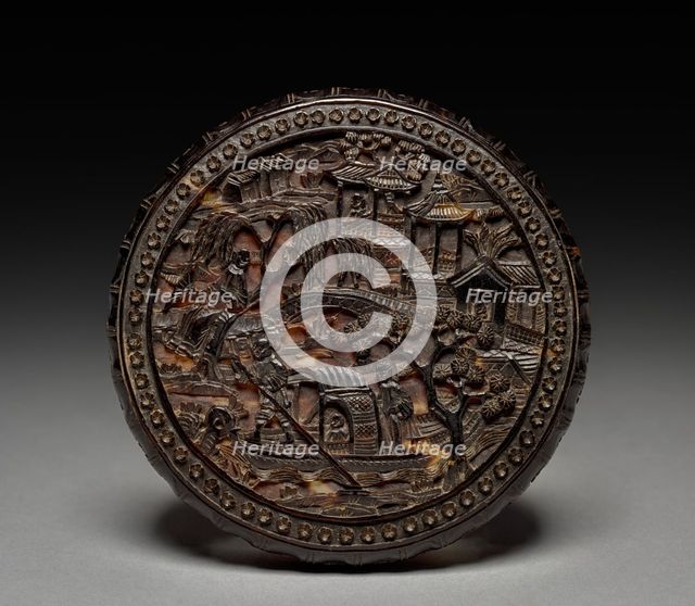 Fragrance Box (lid), 1700s. Creator: Unknown.