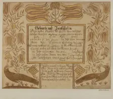 Fraktur, 1935/1942. Creator: Albert J. Levone