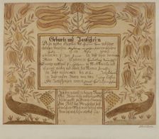 Fraktur, 1935/1942. Creator: Albert J. Levone