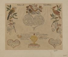 Fraktur, 1935/1942. Creator: Richard Barnett