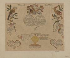 Fraktur, 1935/1942. Creator: Richard Barnett