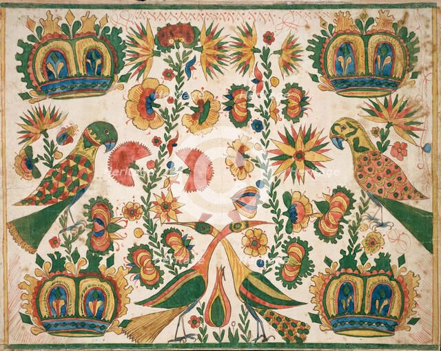 Fraktur, ca. 1770-1800. Creator: Johann Heinrich Otto.