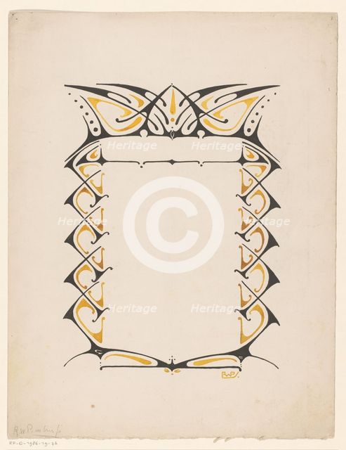 Frame, 1884-1952. Creator: Reinier Willem Petrus de Vries.