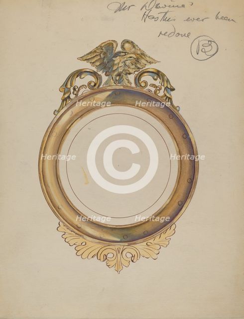 Frame for Mirror, 1935/1942. Creator: Unknown.