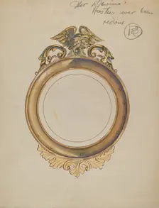 Frame for Mirror, 1935/1942. Creator: Unknown