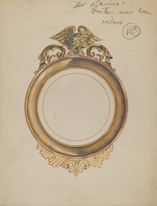 Frame for Mirror, 1935/1942. Creator: Unknown