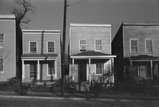 Frame houses. Fredericksburg, Virginia, 1936. Creator: Walker Evans