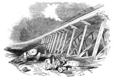 Frame-work of the Viaduct , 1844. Creator: Unknown
