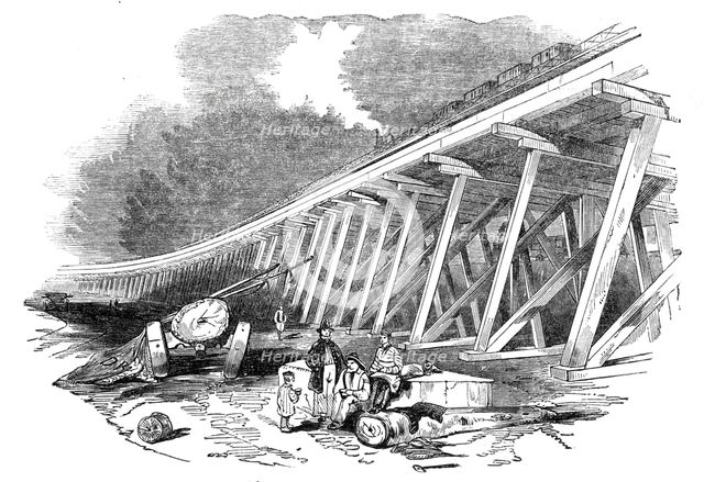 Frame-work of the Viaduct , 1844. Creator: Unknown.