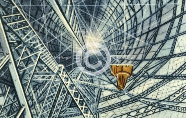 Framework of a zeppelin, 1932. Creator: Unknown.
