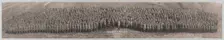 Framed panoramic photograph of Camp Grant officers, November 7, 1917. Creator: Unknown