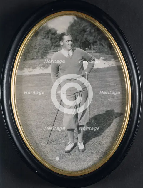 Framed photograph of Bobby Jones, c1930. Creator: Unknown.