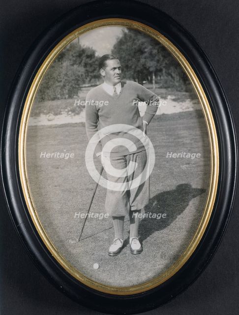 Framed photograph of Bobby Jones, c1930. Creator: Unknown.
