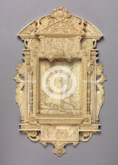 Framed Relief of Diana the Huntress, c. 1850. Creator: Unknown.