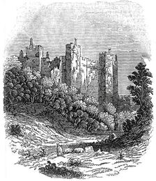 Framlingham Castle, 1845. Creator: Unknown