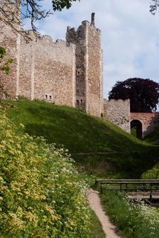 Framlingham Castle, Framlingham, Suffolk, England, UK, 25/5/10. Creator: Ethel Davies