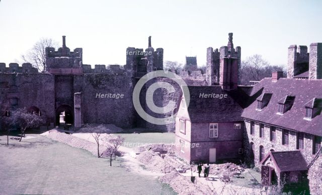 Framlingham Castle, Suffolk, c1955. Creator: Arthur Charles Kirby Ware.