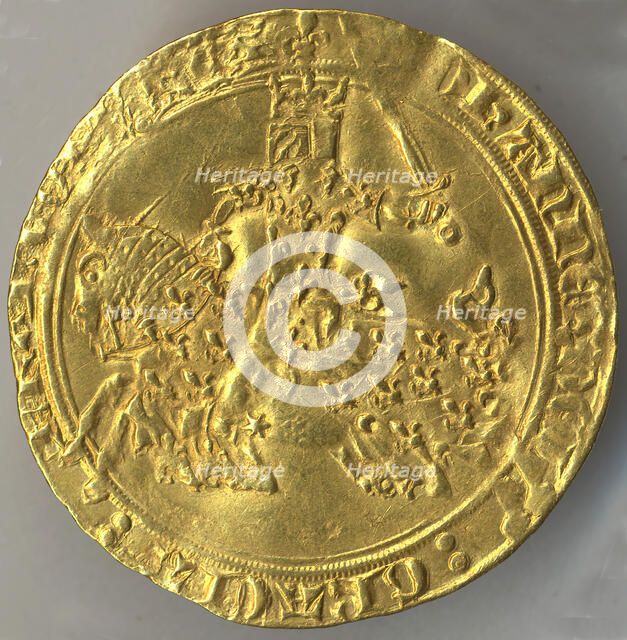 Franc à Cheval of John the Good, French, ca. 1350-64. Creator: Unknown.