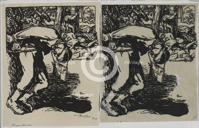 Franc-Tireurs, 1914. Creator: Auguste Louis Lepère (French, 1849-1918).