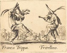 Franca Trippa and Fritellino, c. 1622. Creator: Jacques Callot