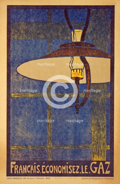 Français, Economisez le Gaz, 1916.