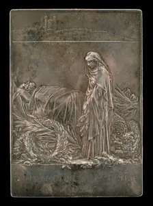 France Mourning the President of the Republic [reverse], 1894. Creator: Louis Oscar Roty