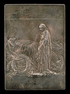 France Mourning the President of the Republic [reverse], 1894. Creator: Louis Oscar Roty