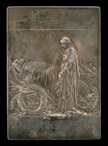 France Mourning the President of the Republic [reverse], 1894. Creator: Louis Oscar Roty