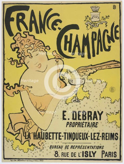 France - Champagne , 1891.