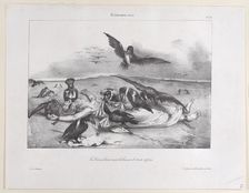 France Delivered to the Crows, 1831. Creator: Delaporte