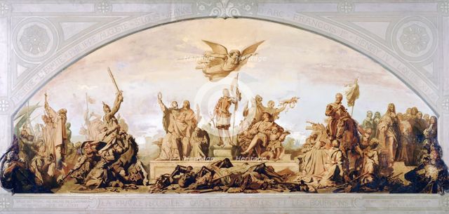 'France under the Capetiens, Valois and the Bourbons', 1856. Artist: Henri Lehmann